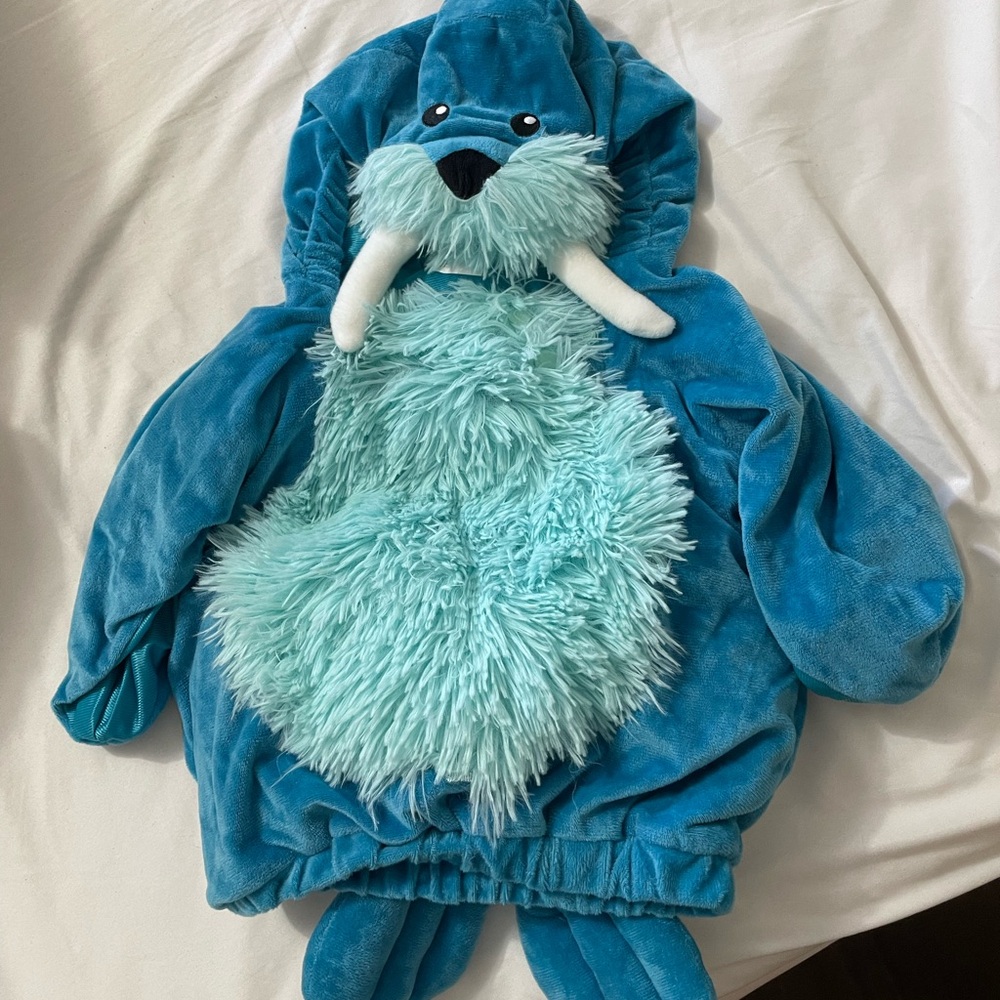 Playful Blue Walrus Halloween Costume